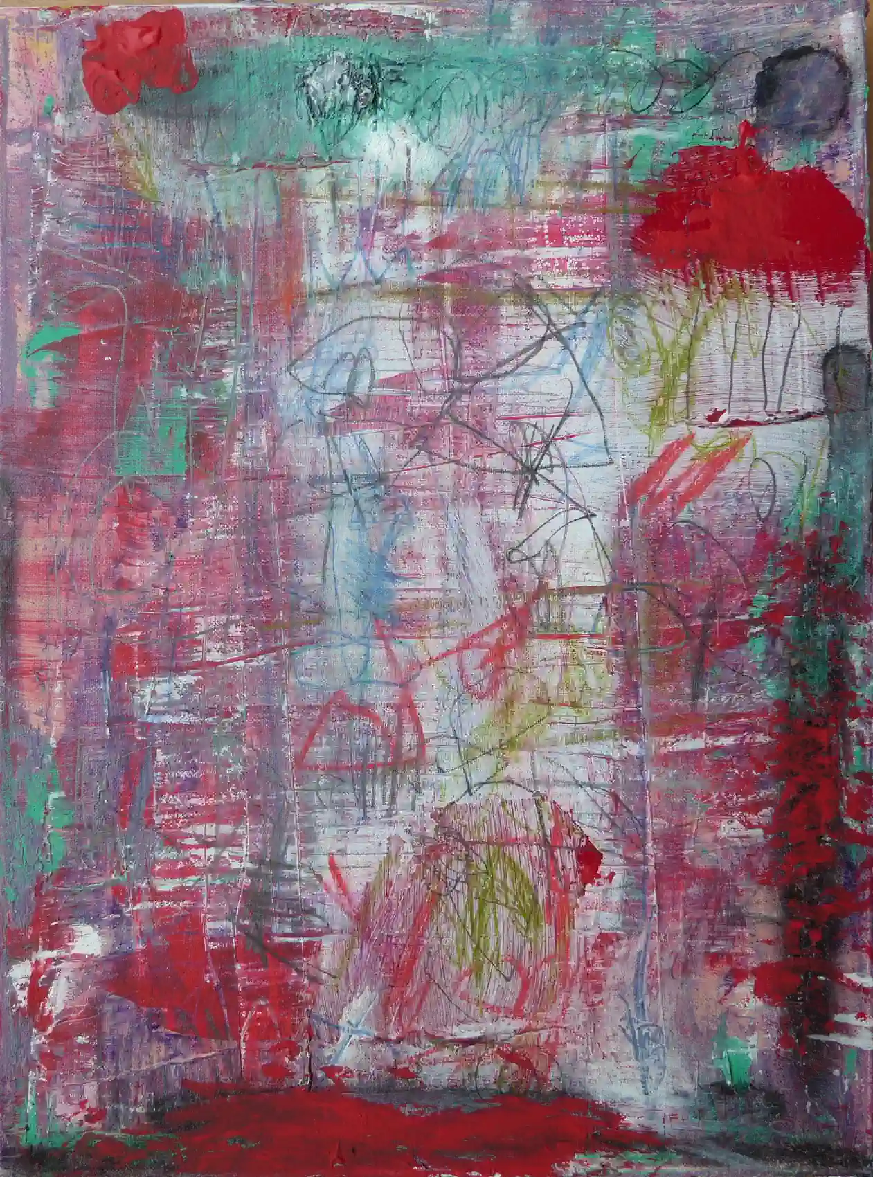 Red cloud - 40 x 30 cm - 2025