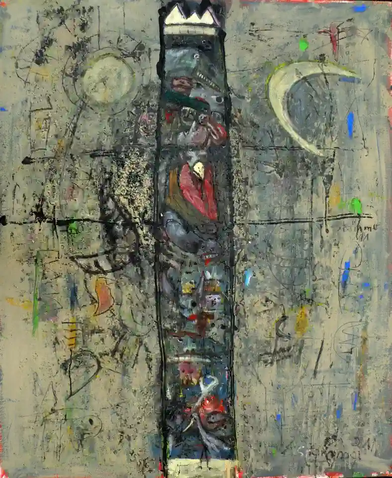TOTEM - 110 x 100 cm - 2011