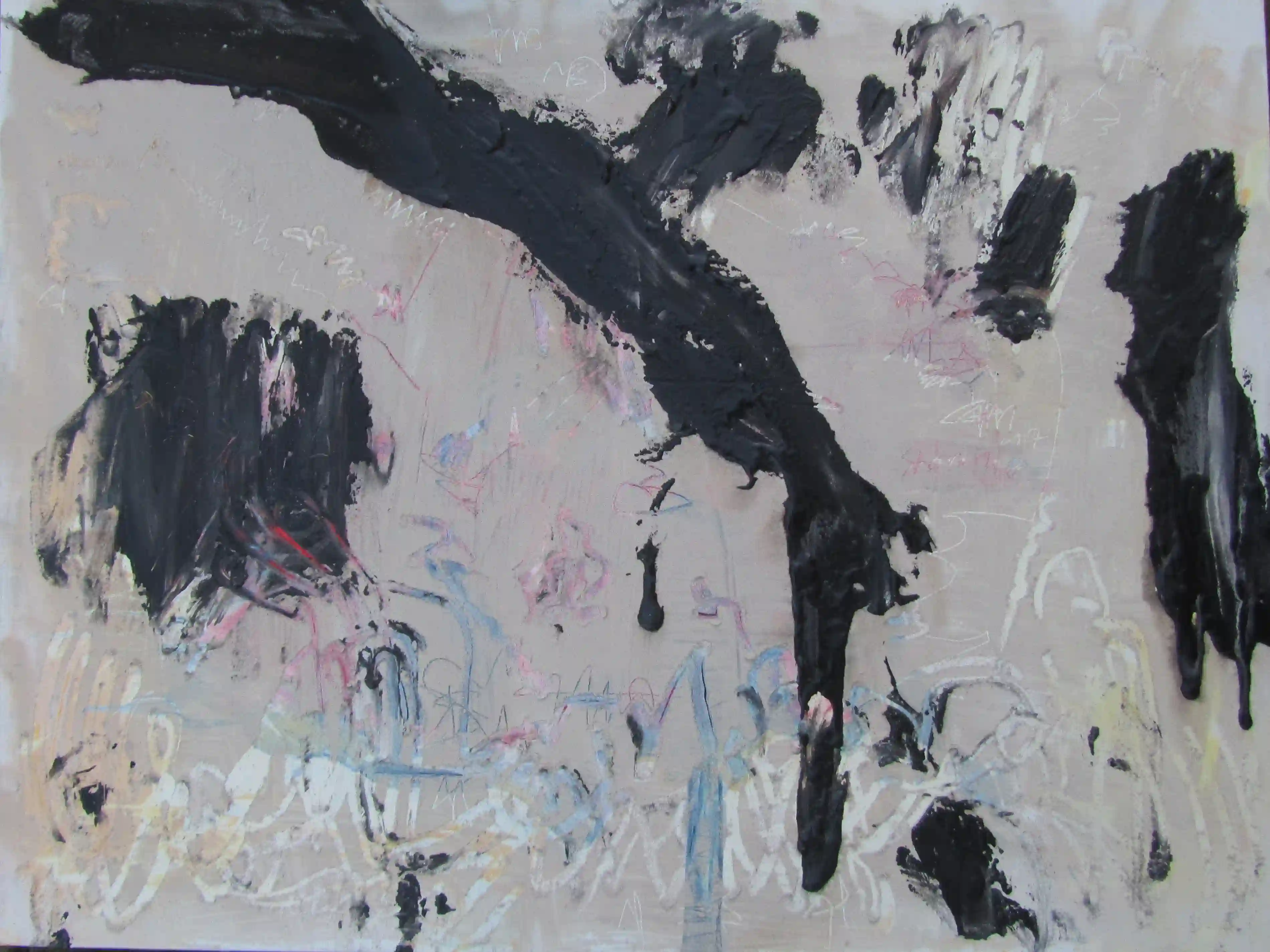 Waves around the rocks - 90 x 120 cm - 2017